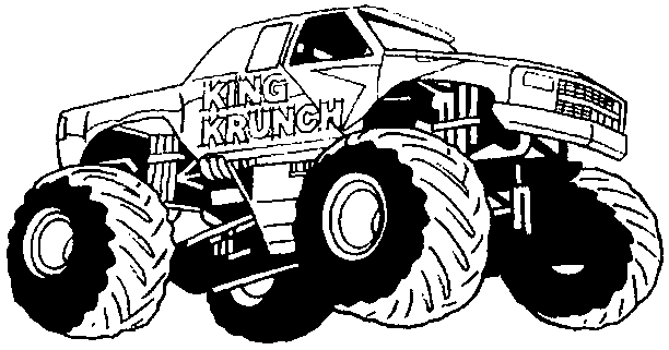 Kids-n-fun.de | 8 Ausmalbilder von Monster Trucks